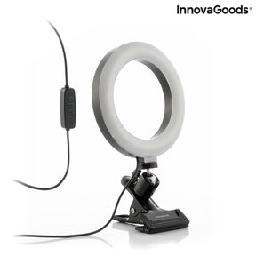 Aro de Luz Selfie con Pinza de Soporte Lumahoop InnovaGoods