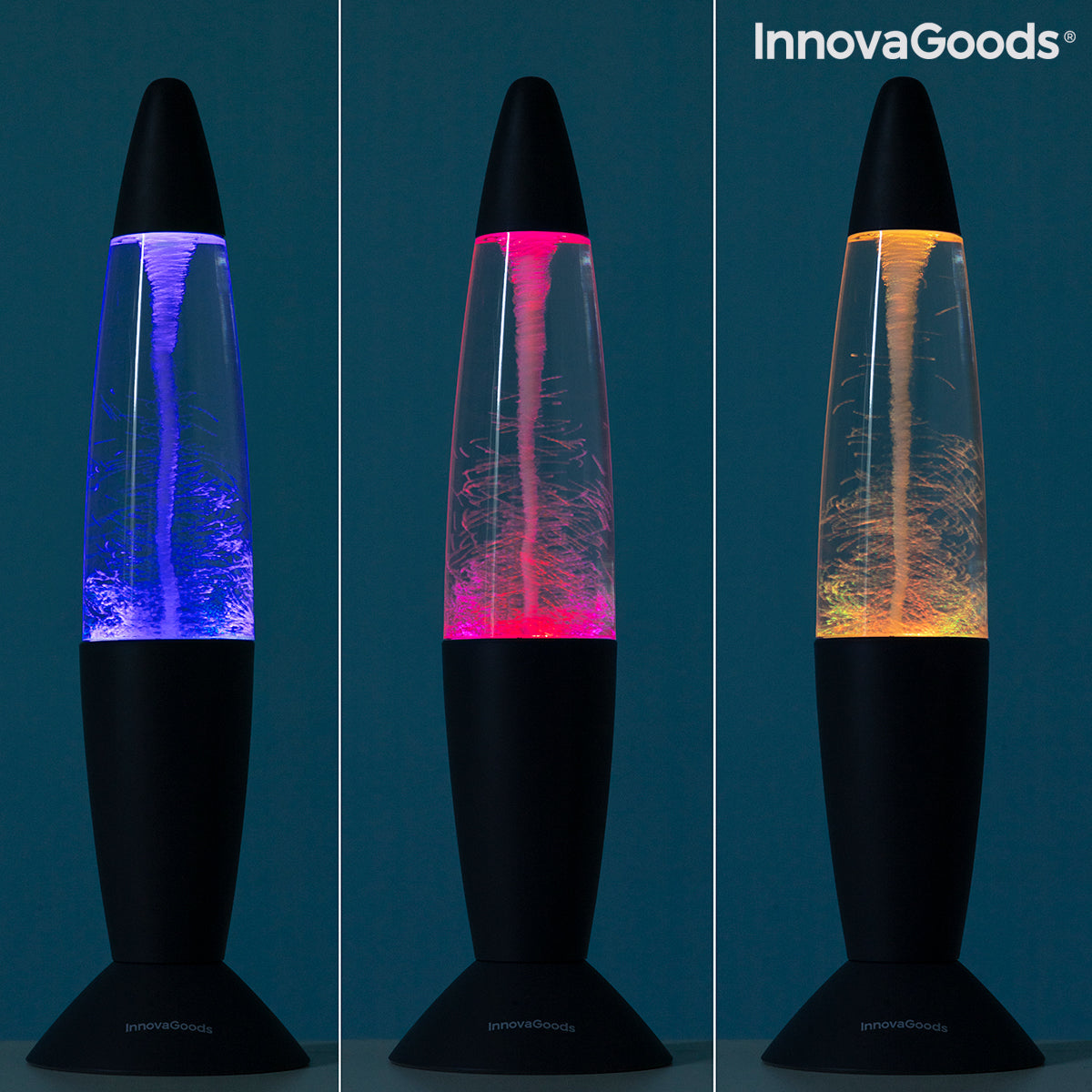 Lámpara de Lava LED Tornado Twamp InnovaGoods