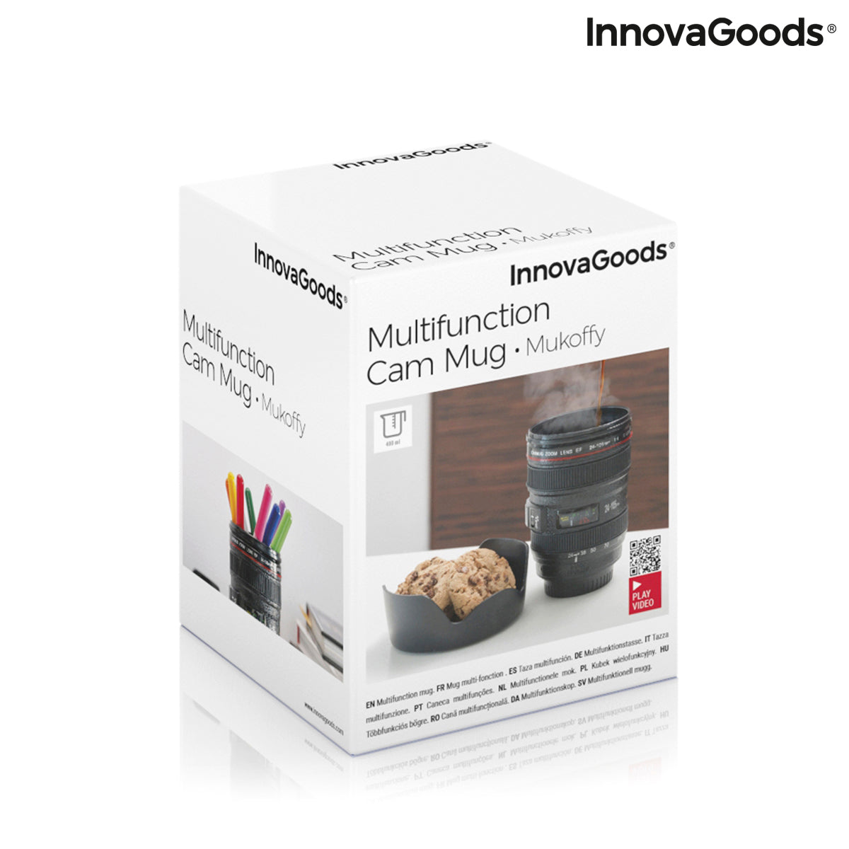 Taza Multifunción con Tapa Mukoffy InnovaGoods