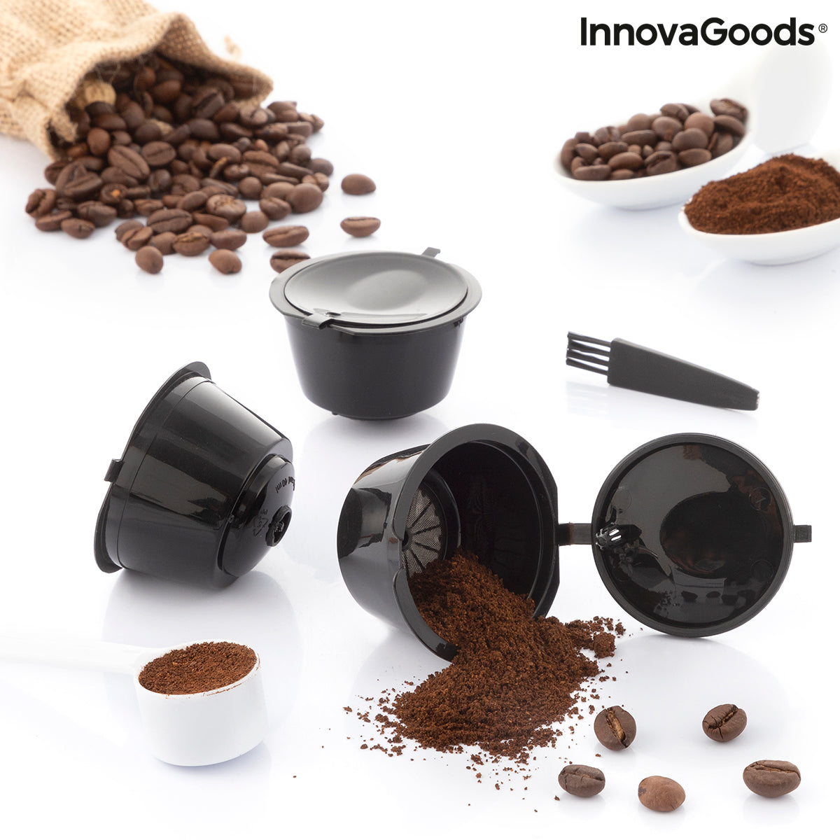 Set de 3 Cápsulas de Café Reutilizables Redol InnovaGoods