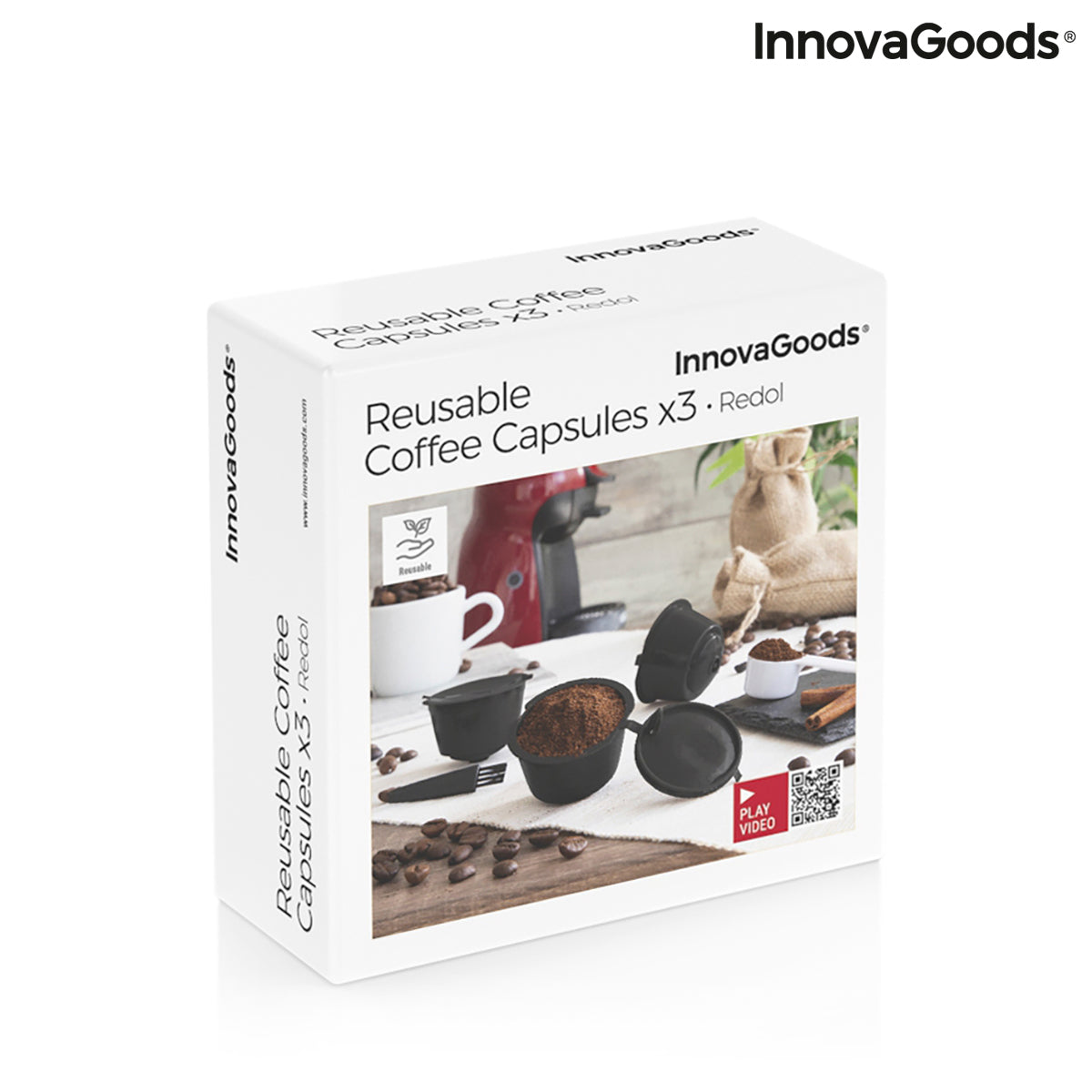 Set de 3 Cápsulas de Café Reutilizables Redol InnovaGoods