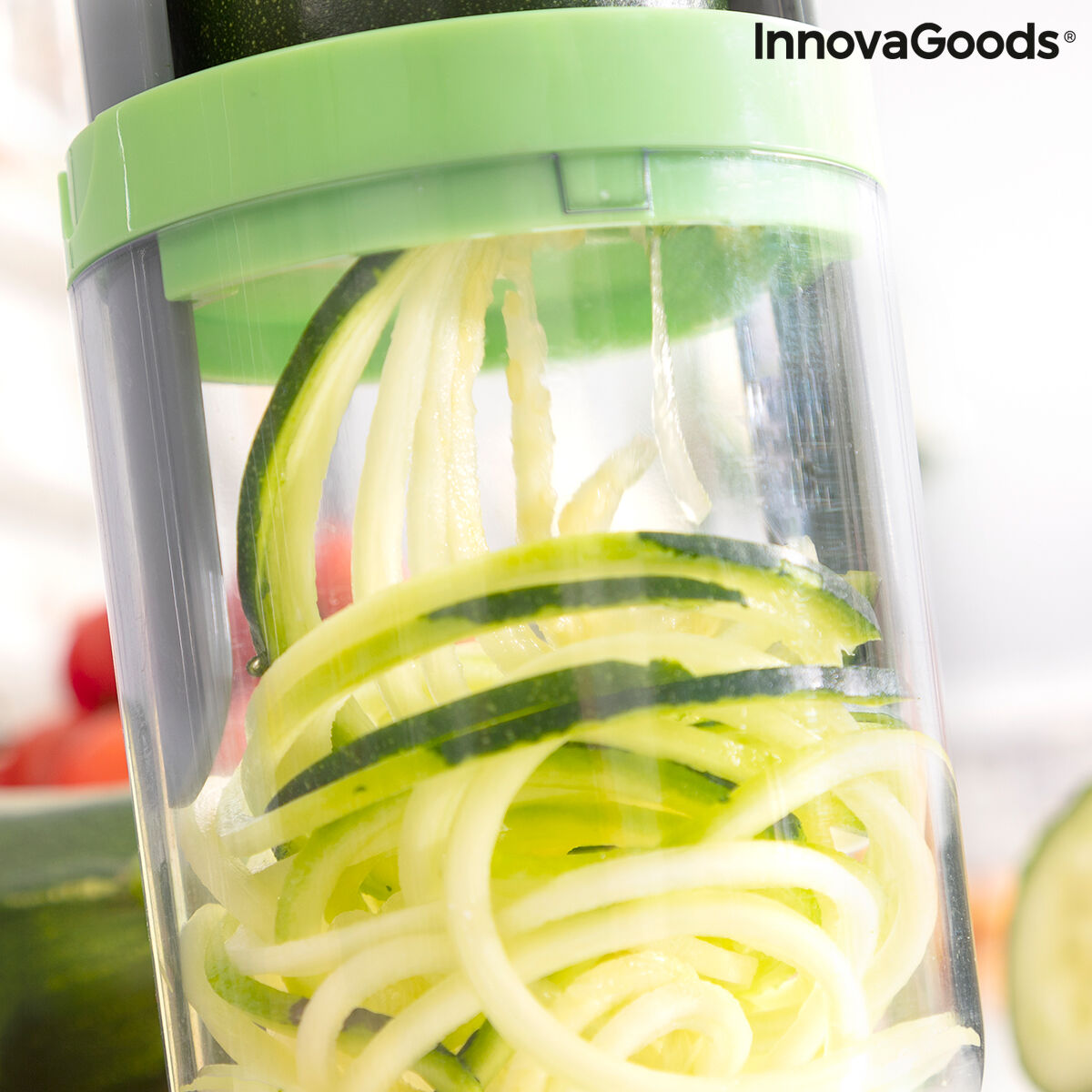 Cortador de Verduras en Espiral y Rallador con Recetas Vigizer InnovaGoods