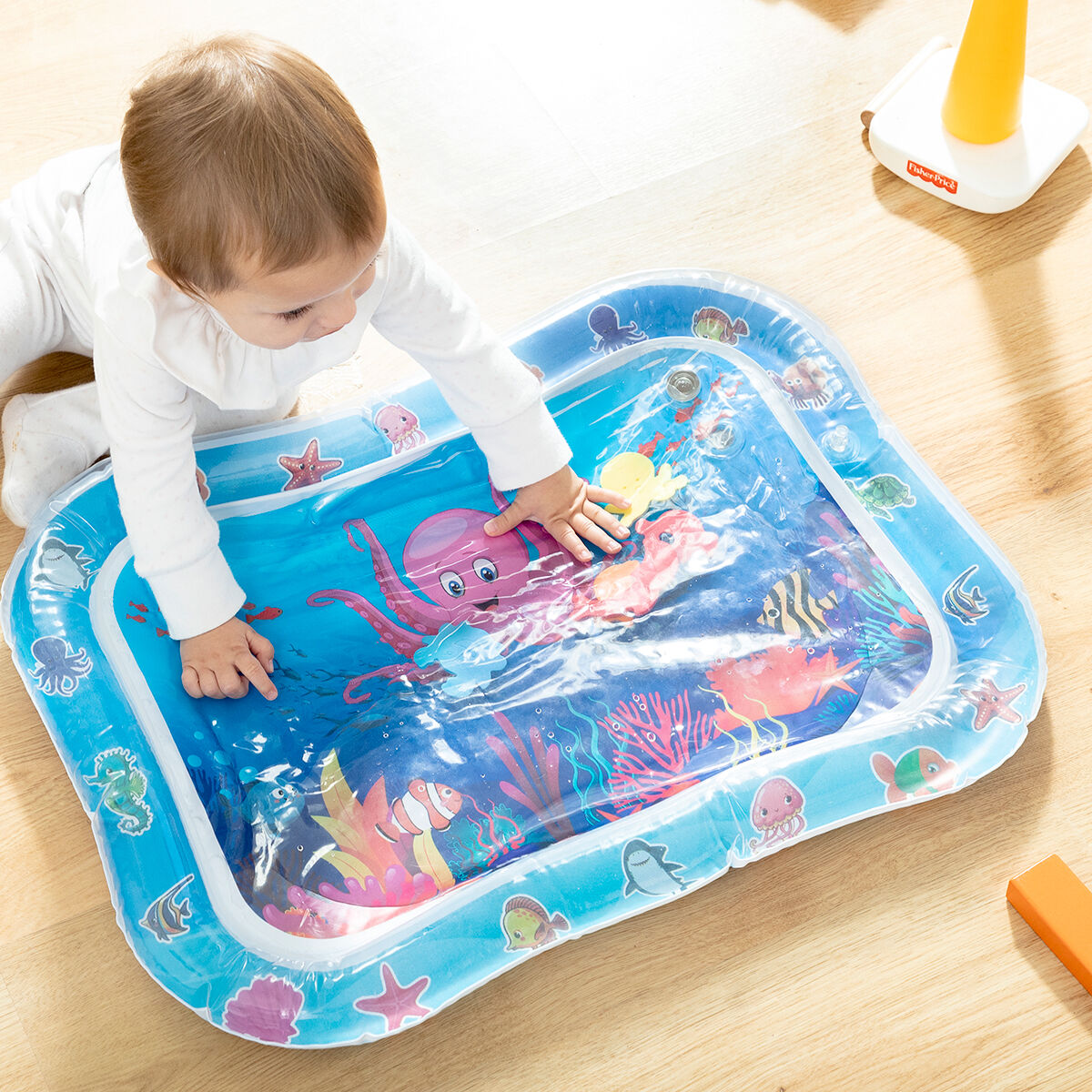 Alfombra de Juegos Hinchable con Agua para Bebé Wabbly InnovaGoods 