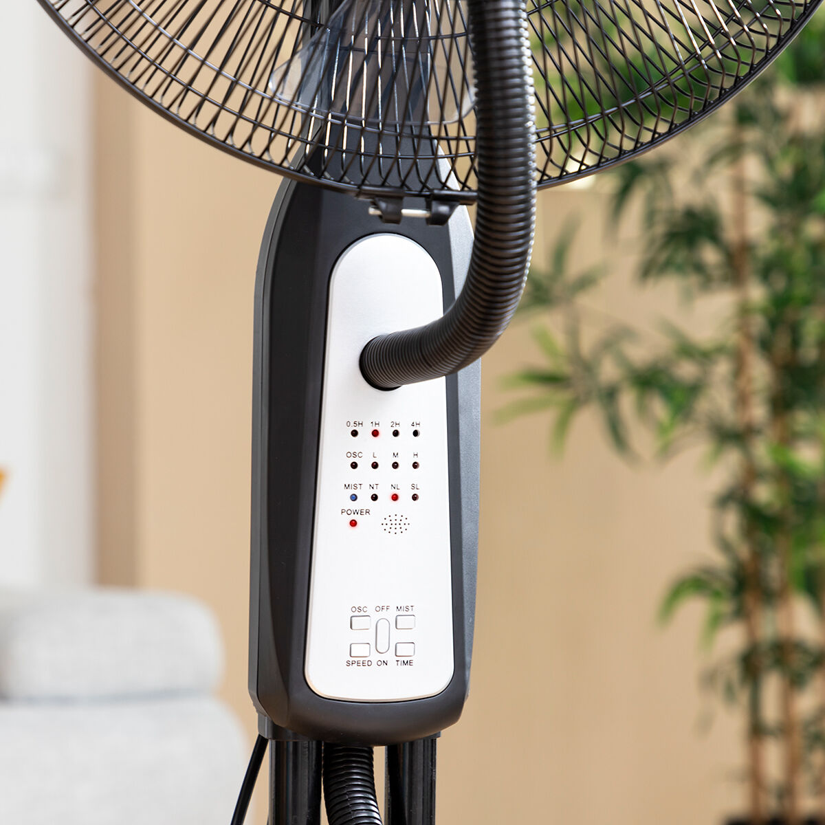 Ventilador Nebulizador de Pie con Mando a Distancia Mistinn InnovaGoods