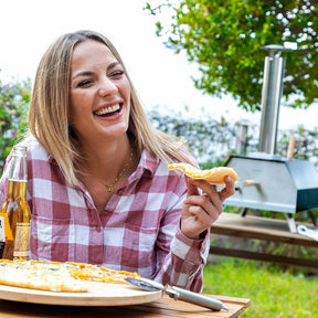 Cuerno de Pizza de Pellet con Accesorios Pizzahven InnovaGoods 