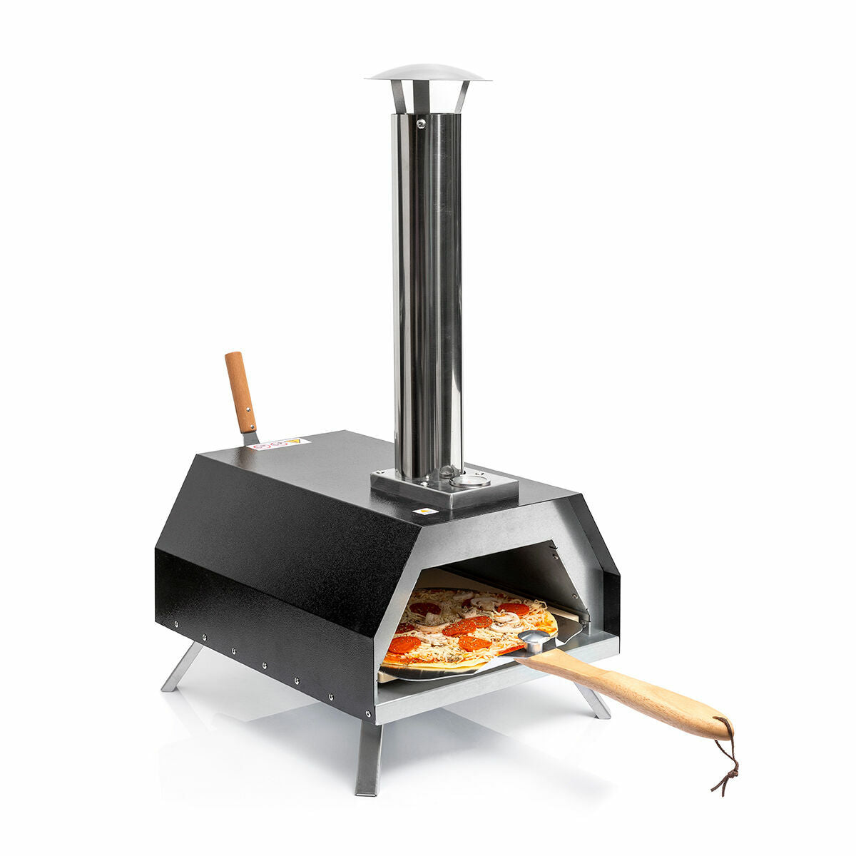 Cuerno de Pizza de Pellet con Accesorios Pizzahven InnovaGoods 