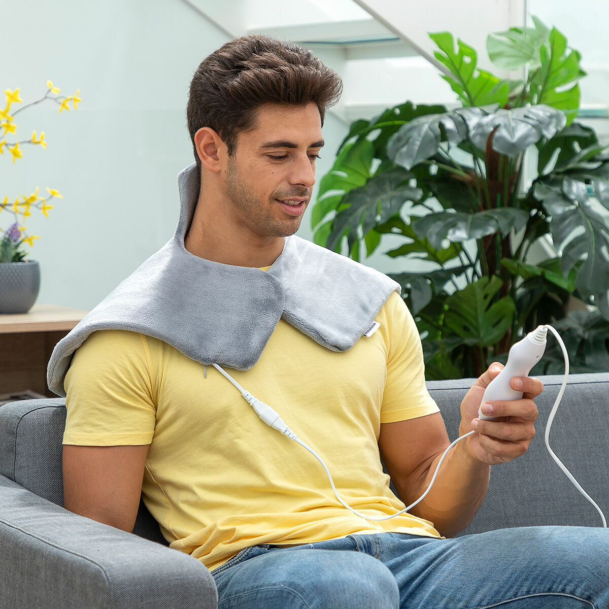 Almohadilla Eléctrica para Cuello y Hombros Sholkad InnovaGoods