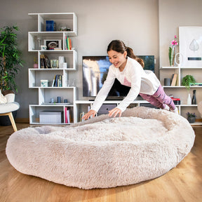 Cama de Perro para Humanos | Human Dog Bed XXL InnovaGoods Beige