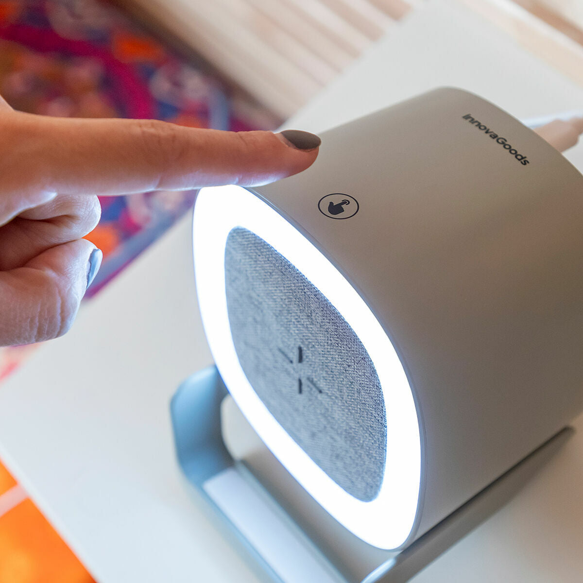 Altavoz de carga inalámbrico con LED Souwis InnovaGoods 