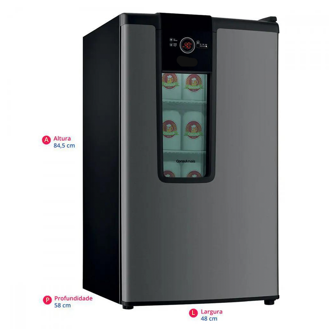 Frigobar Consul SmartBeer Vertical com Painel Digital em LED