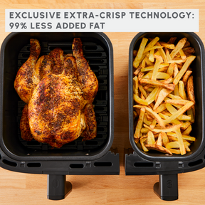 Dual Easy Fry & Grill 8.3 L Inox