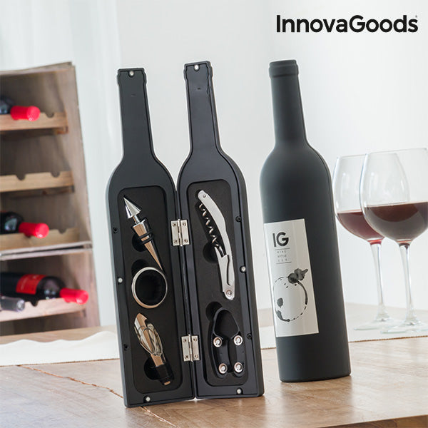 Estuche de Vino Botella InnovaGoods (5 Piezas)