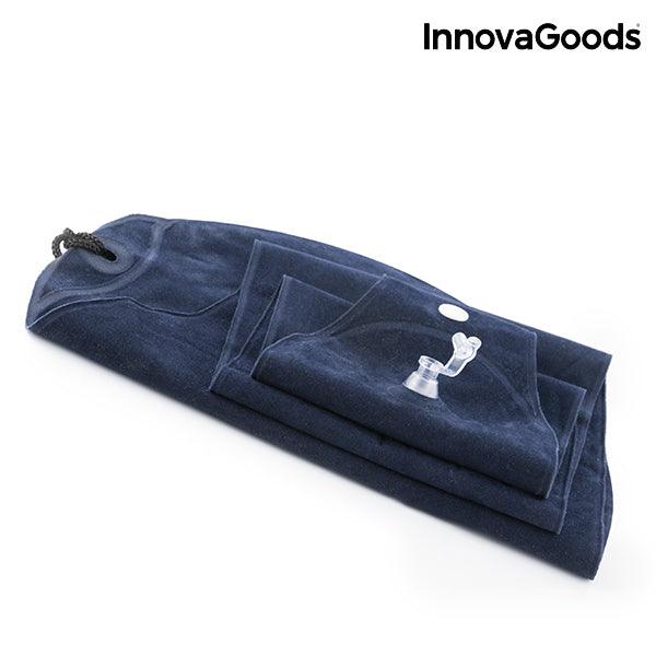 Almohada de Viaje Hinchable con Succión para Asientos InnovaGoods 