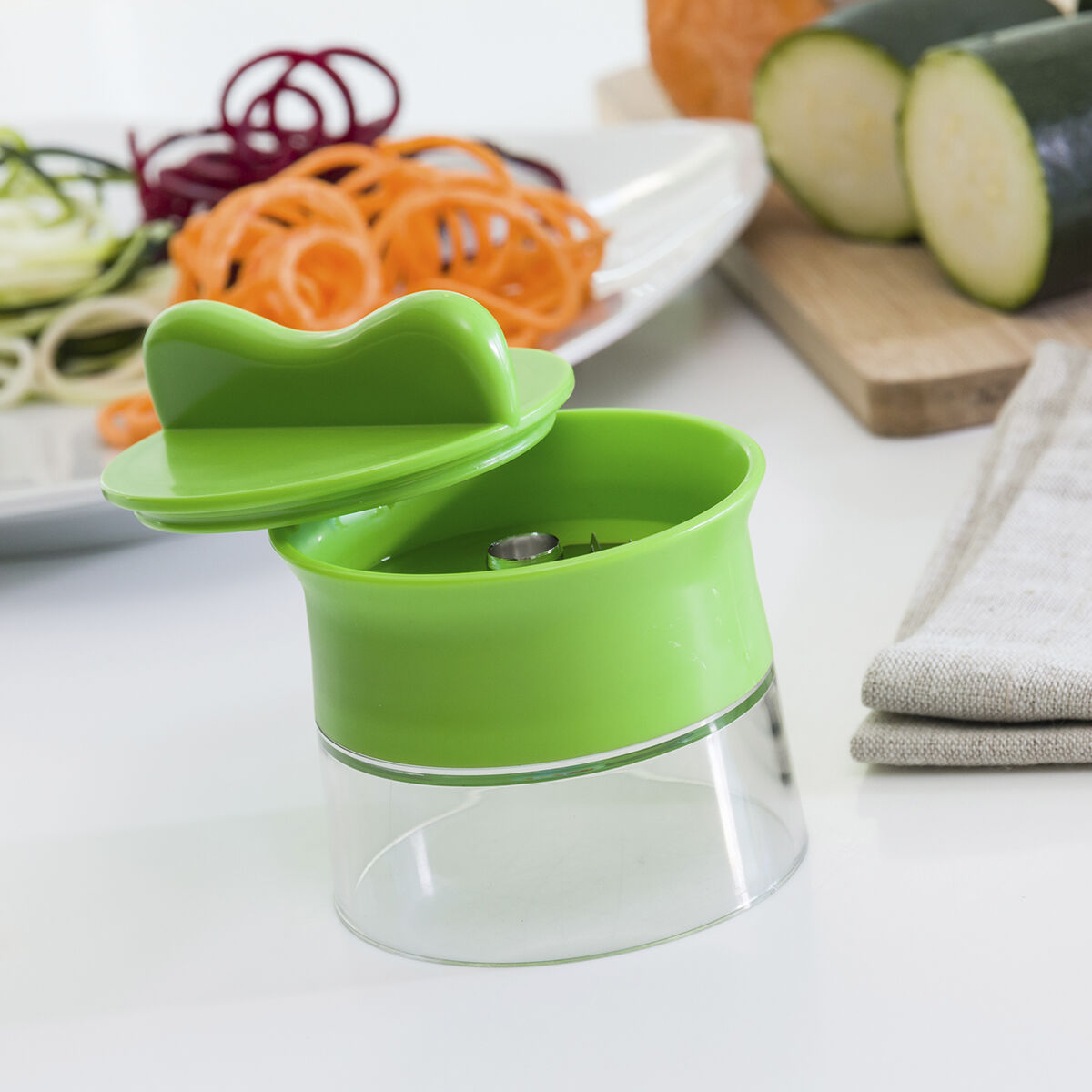 Cortador de Verduras en Espiral Mini Spiralicer InnovaGoods