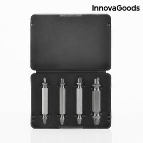 Brocas para Extraer Tornillos Dañados InnovaGoods (Pack de 4)