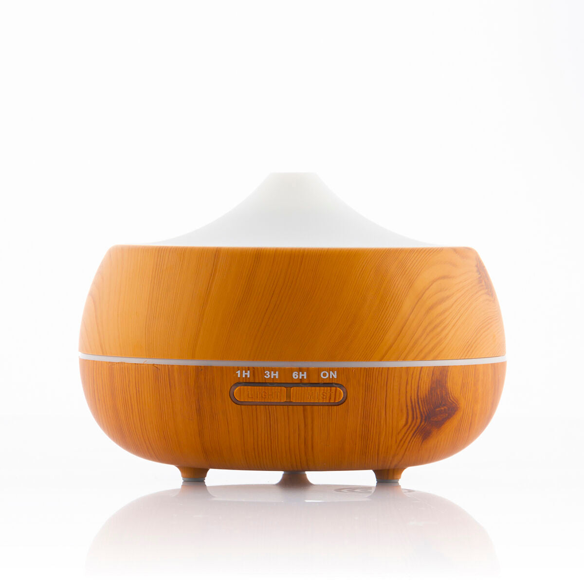 Humidificador Difusor de Aroma LED Efecto Madera InnovaGoods 