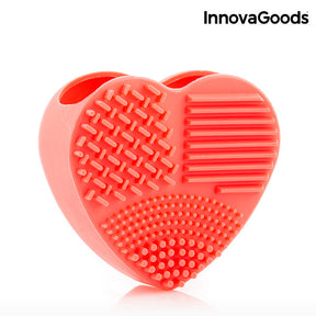 Limpiador de Brochas y Brochas de Maquillaje Heart InnovaGoods 