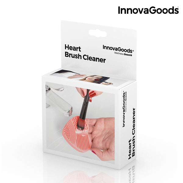 Limpiador de Brochas y Brochas de Maquillaje Heart InnovaGoods 