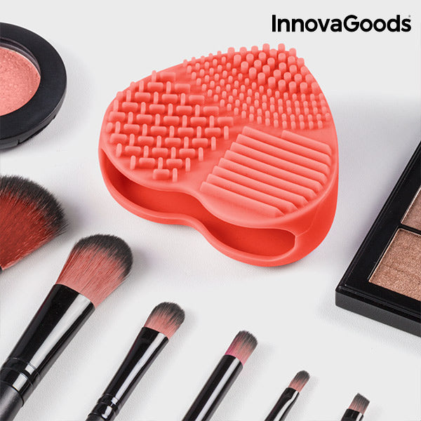 Limpiador de Brochas y Brochas de Maquillaje Heart InnovaGoods 