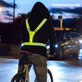 Arnés Reflectante con LED para Deportistas InnovaGoods