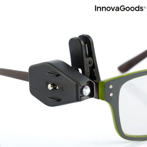 Clip LED para Gafas 360º InnovaGoods (Pack de 2)