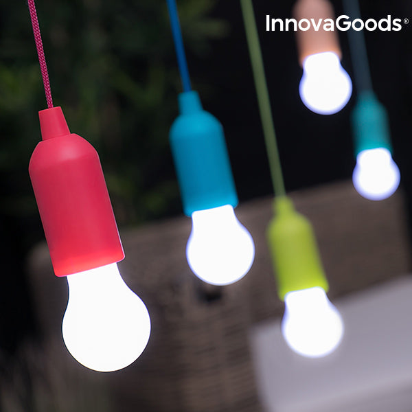 Bombilla LED Portátil con Cordón InnovaGoods