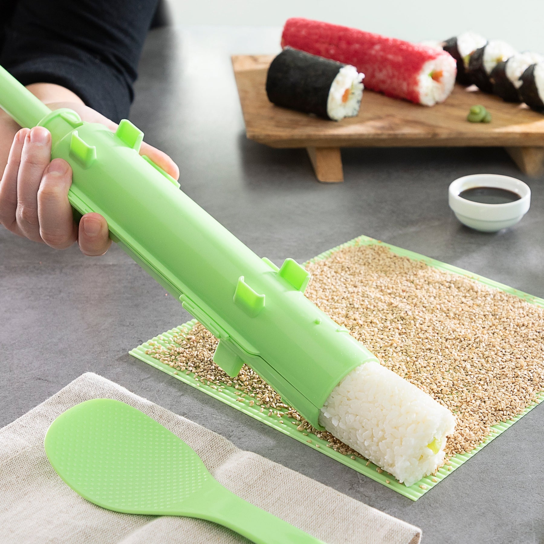 Set de Sushi con Recetas Suzooka InnovaGoods 3 Piezas