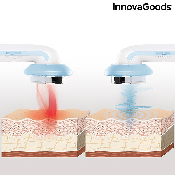 Masajeador Anticelulítico de Cavitación Ultrasónica con Infrarrojos y Electroestimulación 3 en 1 CellyMax InnovaGoods