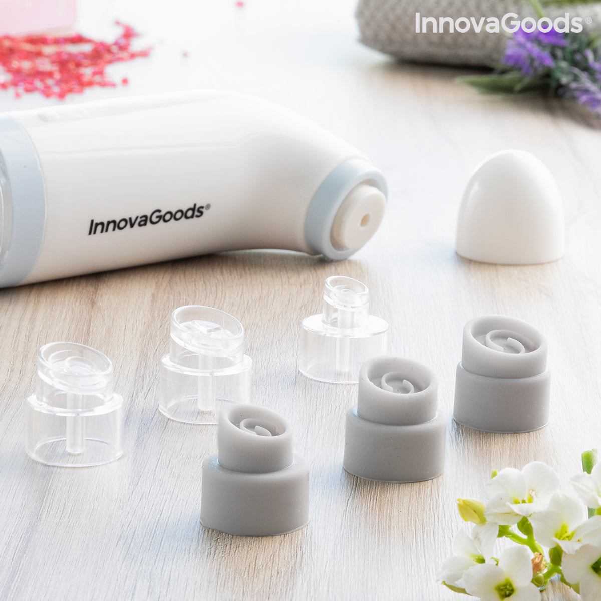 Hyser InnovaGoods Limpiador Facial Recargable Impurezas 