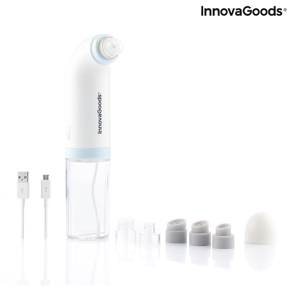 Hyser InnovaGoods Limpiador Facial Recargable Impurezas 