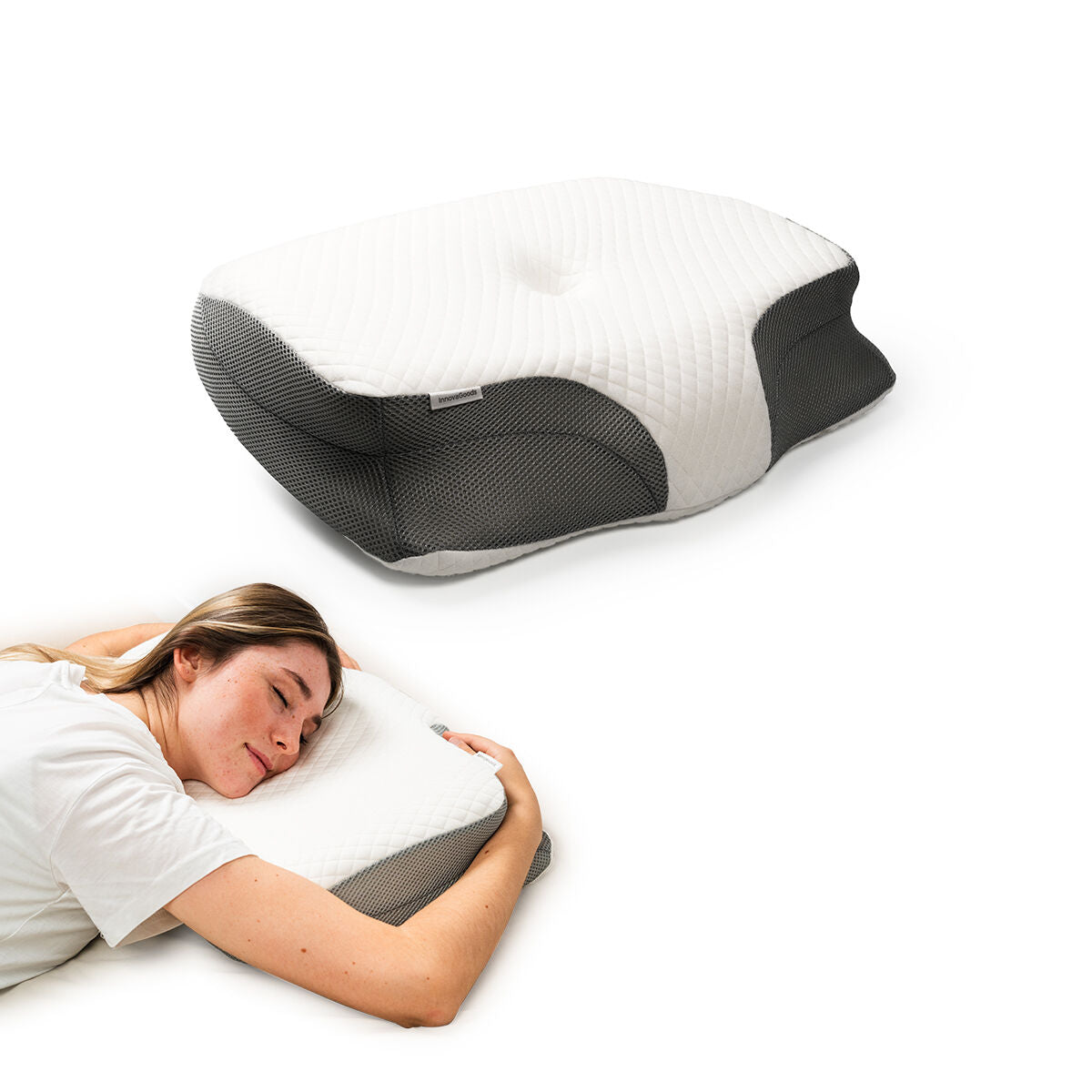 Pilocal InnovaGoods Almohada Cervical Ergonómica 3 en 1 