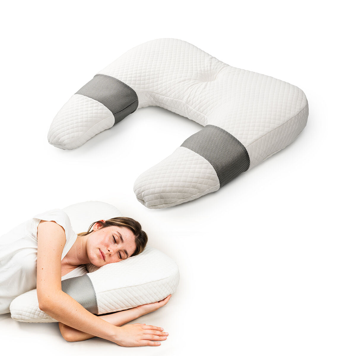 Almohada Ergonómica Multifuncional Ullow InnovaGoods 